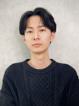 【Zina】メンズ/センターパート/曲がる縮毛矯正/福岡/天神/大名