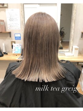 フェーデヘアーデザイン(fede hair design) ミルクティーグレージュ