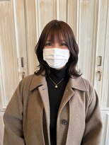 トリコ 梅田茶屋町店(trico) チョコレートブラウン × ヨシンモリヘア