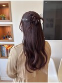 ハーフアップカチモリ