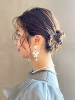 シオン(shion) おくれ毛暗めカラーグレージュ韓国ヘア顔周りレイヤー_ba563032