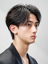 オーシャントーキョーオーバー 渋谷(OCEAN TOKYO OVER)&nbsp;ツーブロックナチュラルダウンパーマシースルーマッシュ