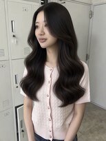 トレヘアー 京都 烏丸(tRe hair)&nbsp;韓国風スタイル/波巻き/ムルギョル巻き/レイヤー/韓国/艶髪