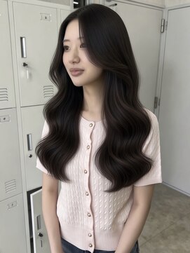 トレヘアー 京都 烏丸(tRe hair) 韓国風スタイル/波巻き/ムルギョル巻き/レイヤー/韓国/艶髪