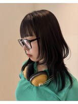 アッシュ 戸塚店(Ash)&nbsp;韓国レイヤーカット顔まわりレイヤーハッシュカットウルフカット