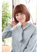 [ulQua川口店]  大人ボブ　小顔　前髪あり