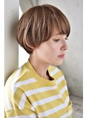 大人かわいいマッシュボブ