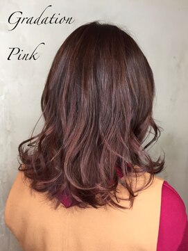 セシルヘアー 京都駅前4号店(Cecil hair) ピンクグラデーション