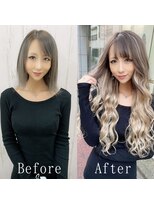 あるじゃんすー 町田店&nbsp;ホワイトベージュグラ#シールエクステ#ハイライトカラー#町田