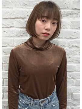 ピークス(PEAKS) 大人ボブ/ミニボブ/前下がりボブ/切りっぱなし/ハイライト