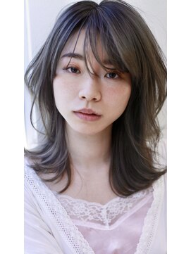 アッシュ 下北沢店(Ash) スモーキーカラー＆ミディアムレイヤー
