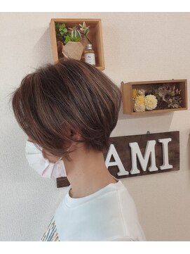 ヘアー クリエイション アミー あびこ店(Hair Creation ami) ショートボブ