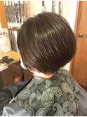 丸みショートボブ