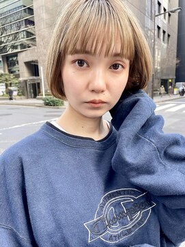 レトン 銀座(leton) 美髪/ホワイトグレージュ/大人かわいい/こなれミディ[銀座]