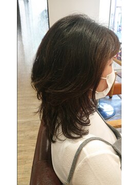 ヘアーデザインスクロール 天王町店(Hair Design Scroll) ミディアムレイヤー