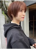 ブロンドベージュブリーチなしダブルカラーハイトーン透明感
