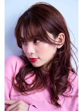 ユニックス アリオ亀有店(UNIX) 大人可愛いカシスピンク×コテ巻き