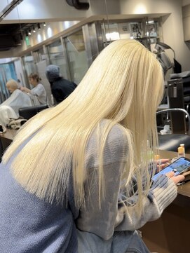 ダブ ギンザ(DaB ginza) 抜きっぱなしブリーチ/ハイトーン/ケアブリーチ/ロング/銀座