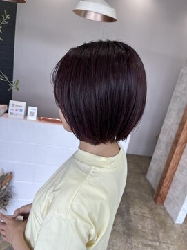 ニド(2do) 細めハイライト×カシスパープル