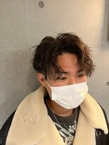 メンズサロンドットリアン(dot. lien)&nbsp;無造作スパイラルパーマ刈り上げマッシュメンズパーマ