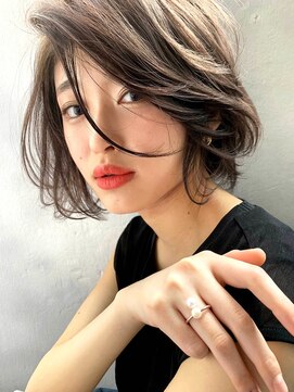 ロゼ 茨木(Rose) 【ROSE】ショートヘア＿ショートボブ＿くすみベージュ