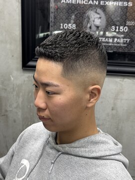 ダムディートウキョウヘアーラウンジ 上野店(DAMDEE TOKYO hair lounge) 濡れパンフェード