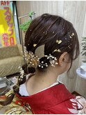 成人式 網おろしアレンジ
