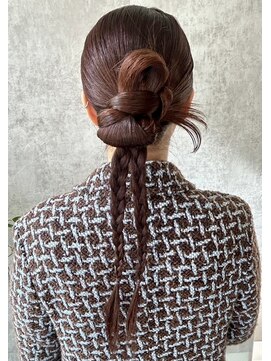 スタイル 横浜(STYLE) 結婚式お呼ばれ編みおろし/ヘアセット/カチモリ/アレンジ
