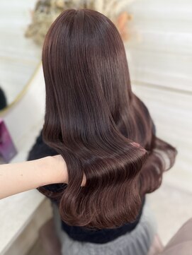 エルバイラビス 大宮(elu by lovis) 《chihina》ピンクブラウン/ダブルカラー/韓国/大宮