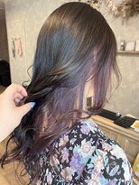 アルファ 我孫子店(alpha)&nbsp;レイヤー/インナーカラー/簡単アレンジ/パープル/我孫子駅