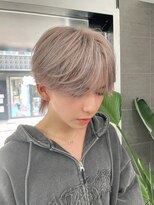 アクション 心斎橋店(ACTION)&nbsp;シースルーマッシュ　ミルクティーベージュ としお