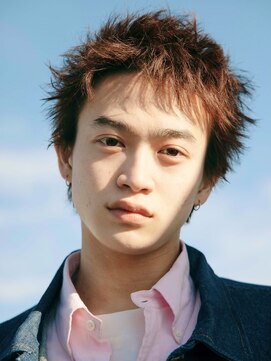 ディッセンバー 伊勢崎(December) メンズ /ブルーブラック/フェザーパーマ/ ニュアンスパーマ/