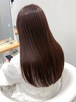 ノエシキカ(noe sikika)&nbsp;くびれヘア/アプリコットオレンジ/ハイライトカラー/栄l58