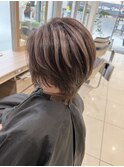【脱白髪染め】コントラストハイライト