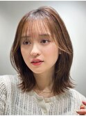 レイヤーカット/ミディアムレイヤー/大人かわいい/ボブ表参道