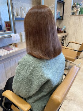 シェイプスヘアデザイン 上三川店(Shape's hair design) 上三川ブリーチなしベージュカラーミルクティーダブルカラー
