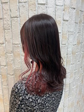 ヘアークリアー 草加 ルビースリットカラー