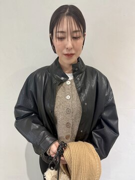 ボブ/髪質改善でまとまりあるタイトめボブ/シースルーバング