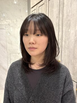 ふんわりミディアムレイヤー【柳澤優名】