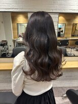 エイト 福岡天神店(EIGHT fukuoka)&nbsp;チョコレートブラウン×ウェーブ巻き