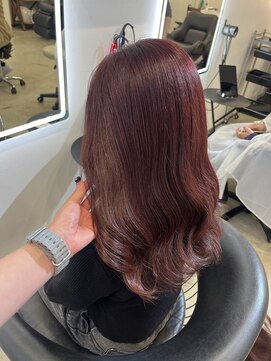 クオン 伊勢崎(QUON.) ブリーチなしチェリーレッド