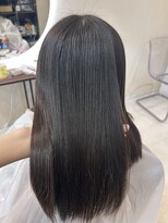 シオ ヘアー デザイン(Sio. hair design) 黒髪ストレート
