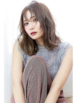 ラフィス ヘアー ラヴィ 寝屋川店(La fith hair lavie) 【La fith】 トレンド×ミディアムスタイル