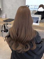 モルフ 名取美田園店(Morph)&nbsp;ミルクティー スモーキーブラウン スモーキーカラー顔周りカット