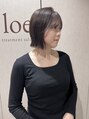 ロエ 博多店(loe)&nbsp;暗めでも透ける柔らかい透明感カラーは肌なじみ抜群☆