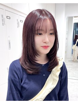 アーチバイケンジ(arch by kenje) ラベンダーピンクラベンダーブラウンラレイヤーカット