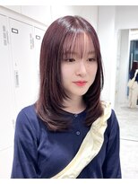 アーチバイケンジ(arch by kenje) ラベンダーピンクラベンダーブラウンラレイヤーカット
