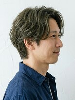 と和 巣鴨&nbsp;大人メンズのこなれセンターパートパーマ