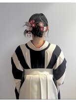 アース 酒田店(HAIR&MAKE EARTH)&nbsp;卒業式袴着付け&ヘアセット