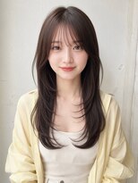 ノア 三宮店(NOA)&nbsp;【NOA】韓国ロングレイヤー顔まわりレイヤー髪質改善